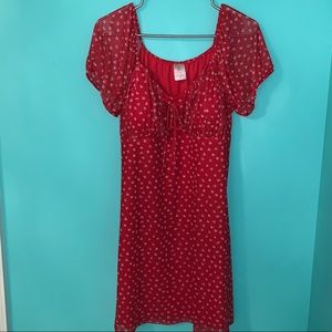 Red Floral Summer Dress!!